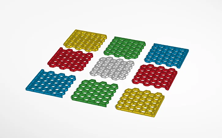 Tấm lưu trữ Honeycomb Storage Wall Mini cho máy in 3D khổ nhỏ - Image 1