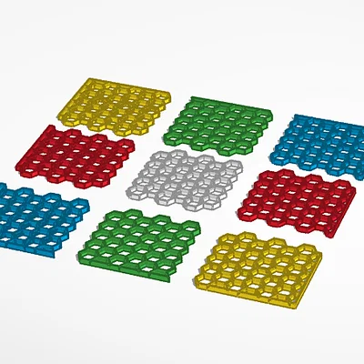 Tấm lưu trữ Honeycomb Storage Wall Mini cho máy in 3D khổ nhỏ