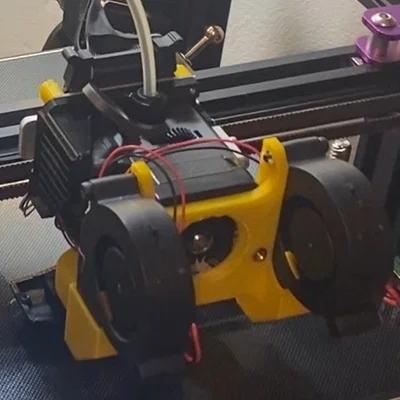 Spriteblower - Ống gió Dual 5015 cho Sprite Extruder