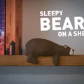 Gấu Buồn Ngủ Nằm Trên Kệ (Sleepy Bear on a Shelf) - Thumbnail 1
