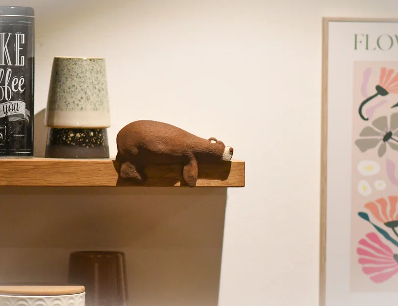 Gấu Buồn Ngủ Nằm Trên Kệ (Sleepy Bear on a Shelf) - Image 2