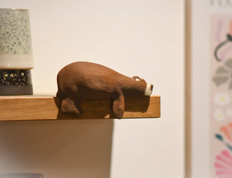 Gấu Buồn Ngủ Nằm Trên Kệ (Sleepy Bear on a Shelf) - Image 3