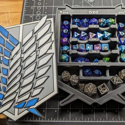 Attack on Titan - Scout Regiment - Hộp Xúc Xắc (Dice Box)