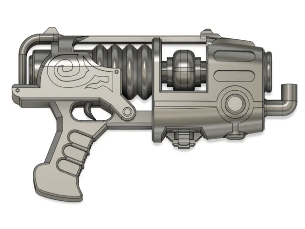 Mô hình súng 40k Cypher's Plasma Pistol cho mô hình Warhammer 40k - Image 2