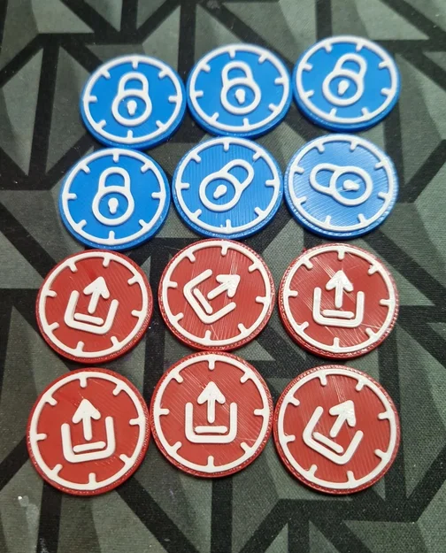 Bộ Token Mục Tiêu Secure & Extract Cho Marvel Crisis Protocol - Image 1