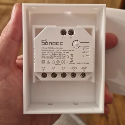 Vỏ Sonoff Dual R3 cho Energy Meter