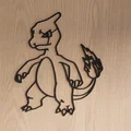 Tranh treo tường Charmeleon Pokemon 3D cực chất cho fan hâm mộ - Thumbnail 1