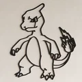 Tranh treo tường Charmeleon Pokemon 3D cực chất cho fan hâm mộ - Thumbnail 2