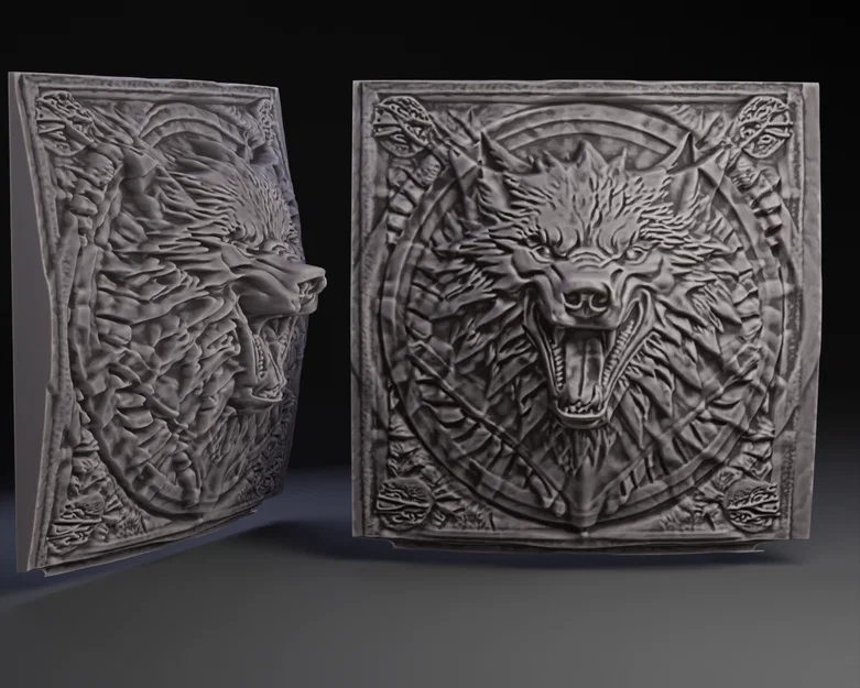 Bảng phù điêu DireWolf Game of Thrones - Image 1