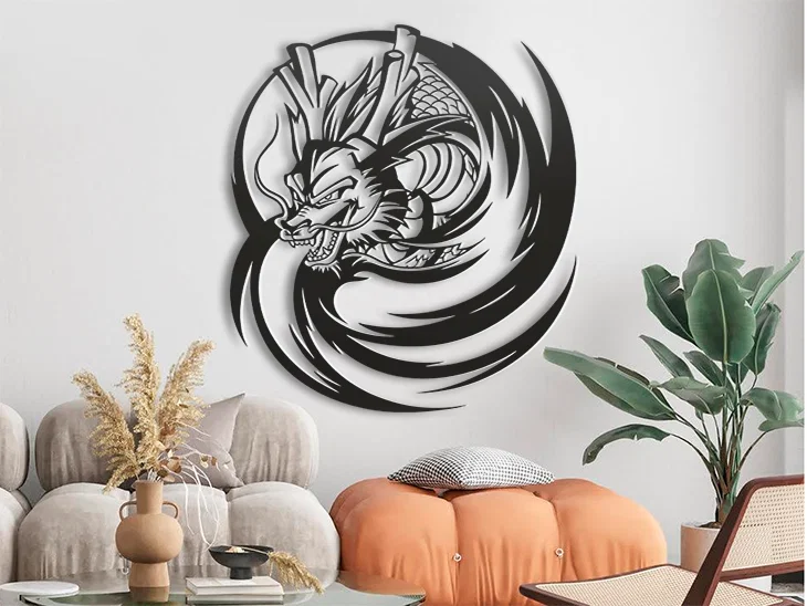 Mô hình treo tường rồng thần Shenron Dragon Ball Z - Image 1