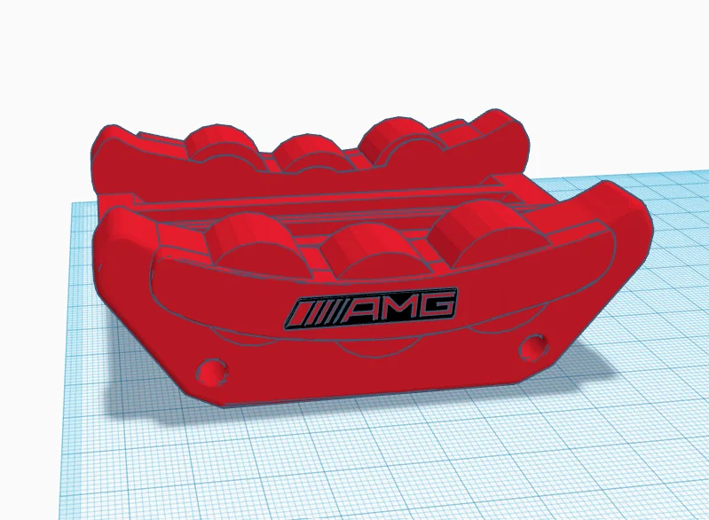 Bộ lót ly heo dầu phanh AMG (AMG Brake caliper coasters) - Image 1