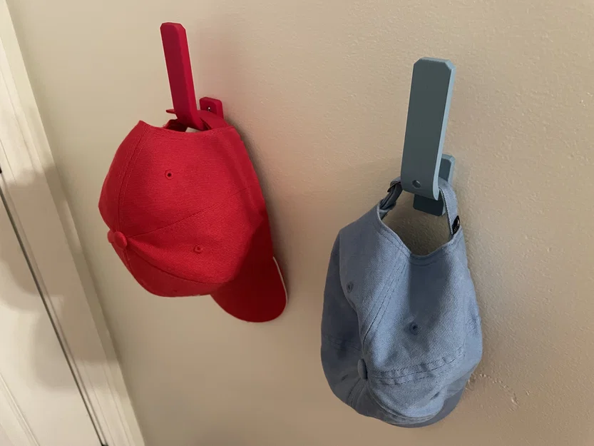 Móc treo nón nhiều chiếc gắn tường (Multi-hat wall hook) - Image 2