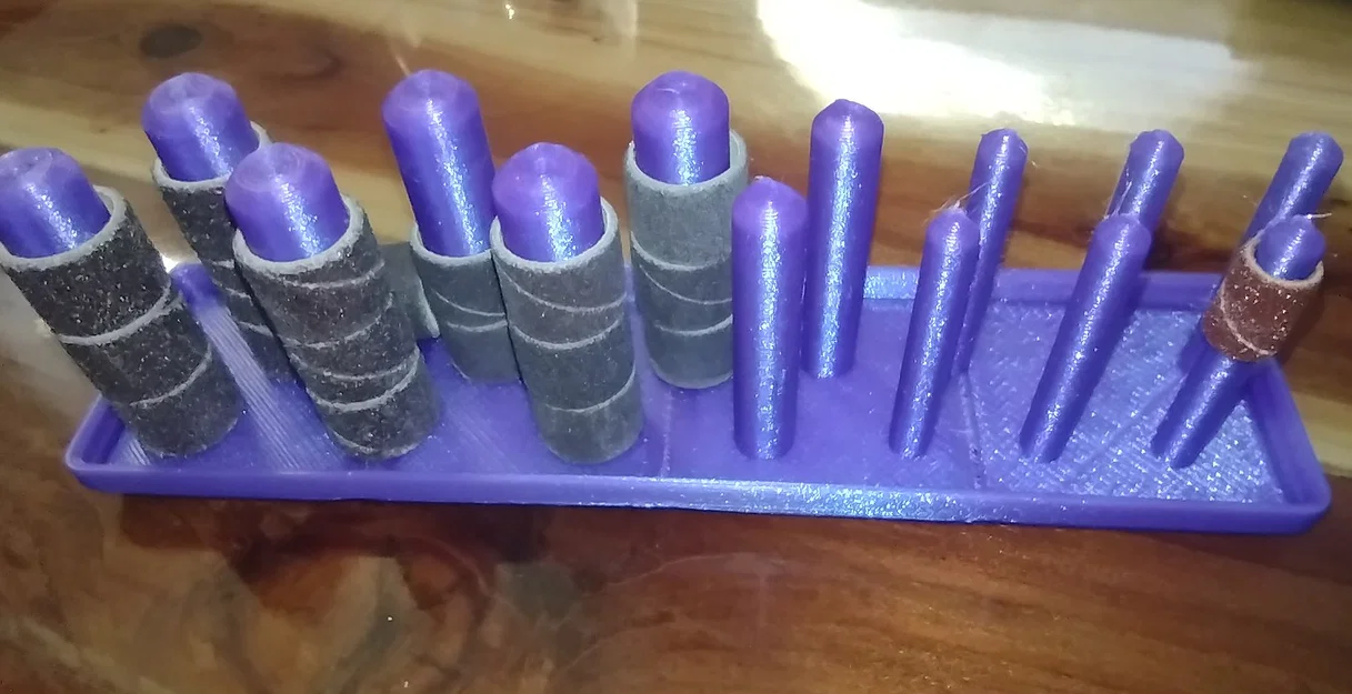 Gridfinity Dremel Sanding Band Holder có Nam Châm+ 1x4x8 - Image 1