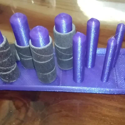 Gridfinity Dremel Sanding Band Holder có Nam Châm+ 1x4x8