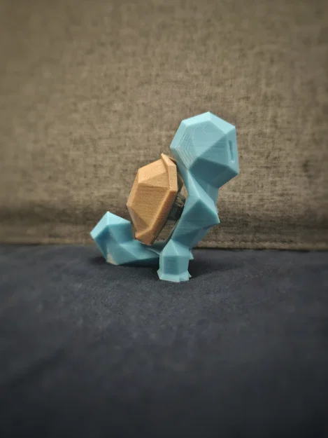 Squirtle Low-Poly fidget với Cherry MX keyboard switch - Image 1