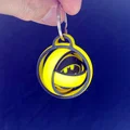 Móc khóa spinner con quay gyroscope fidget BATMAN (Print-In-Place) - Thumbnail 1