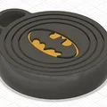 Móc khóa spinner con quay gyroscope fidget BATMAN (Print-In-Place) - Thumbnail 3