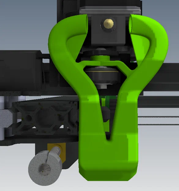 Ống gió làm mát sau Sprite Extruder, dual 5015, Ender 3 S1 Pro (không đủ chỗ) - Image 3