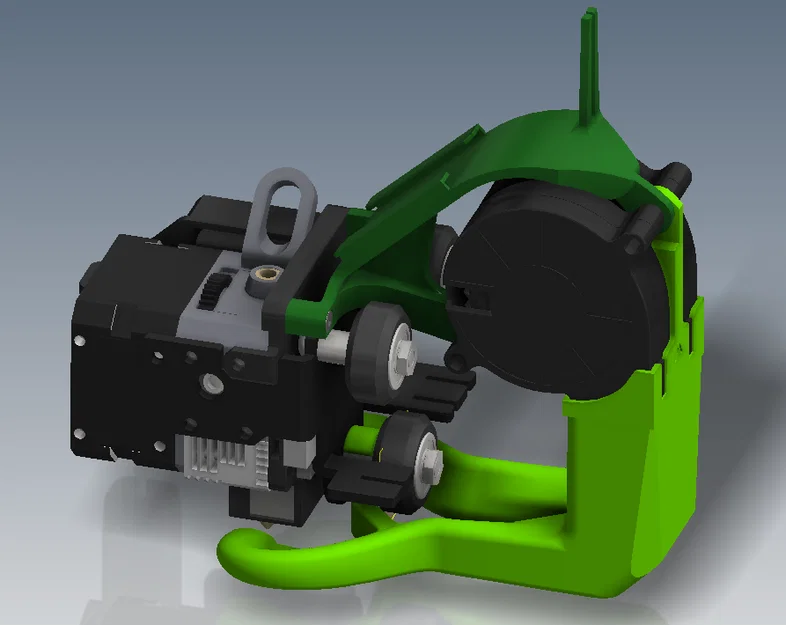 Ống gió làm mát sau Sprite Extruder, dual 5015, Ender 3 S1 Pro (không đủ chỗ) - Image 4