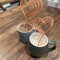Lót ly hình trái tim (Heart coasters) - Thumbnail 2