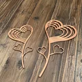 Lót ly hình trái tim (Heart coasters) - Thumbnail 3