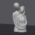 Mô hình cặp đôi hạnh phúc - Loving couple 2 bản cải tiến đế bằng - Thumbnail 1