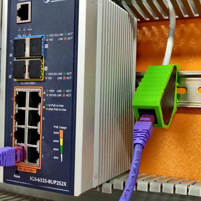 Ngàm gắn Keystone Jack cho DIN rail