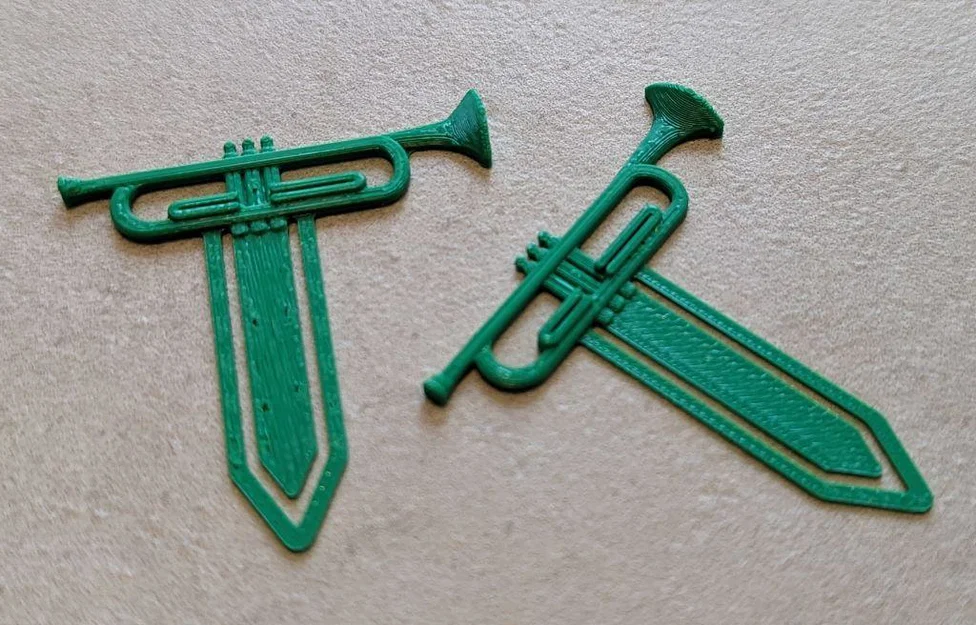 Kẹp đánh dấu trang sách hình kèn Trumpet - Phụ kiện độc đáo - Image 1