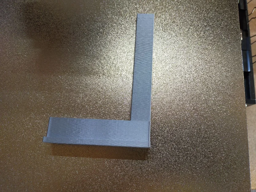 Thước Ke Góc Vuông 90 Độ (90 degree square ruler) - Phụ Kiện In 3D Hữu Ích - Image 2
