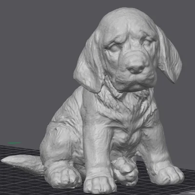 Mô hình chú chó Little Dog 2 trang trí 3D siêu nét