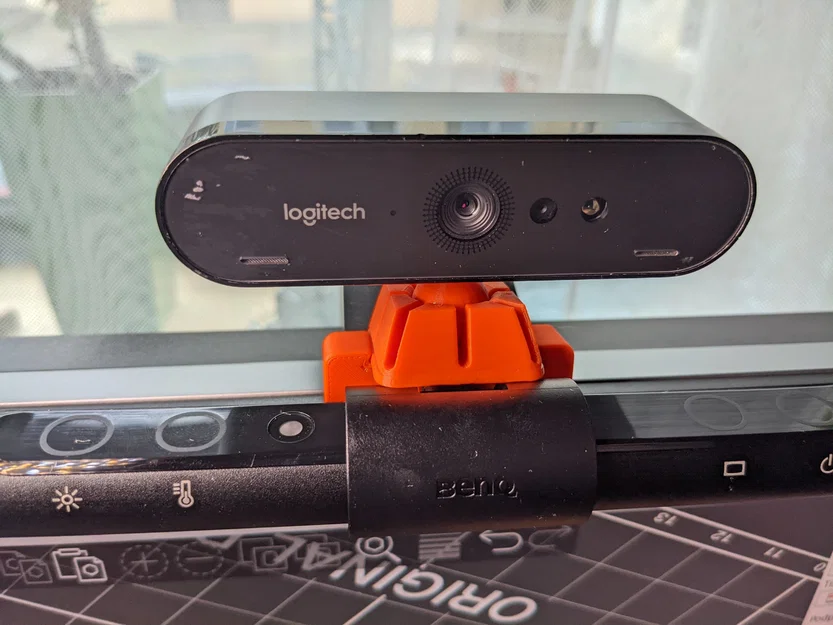Giá đỡ Webcam gắn trên BenQ ScreenBar - Phụ kiện in 3D tiện lợi - Image 1