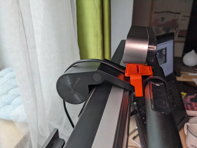 Giá đỡ Webcam gắn trên BenQ ScreenBar - Phụ kiện in 3D tiện lợi - Image 3