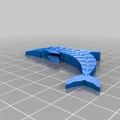 Mô hình cá heo khớp nối (Articulated Dolphin) in 3D linh hoạt - Thumbnail 1