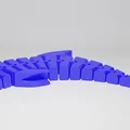 Mô hình cá heo khớp nối (Articulated Dolphin) in 3D linh hoạt - Thumbnail 2