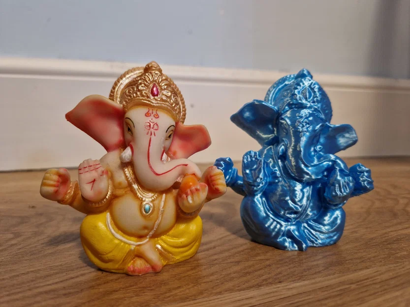 Mô hình 3D thần Ganesh - Tượng trang trí tinh xảo cho mọi nhà - Image 4
