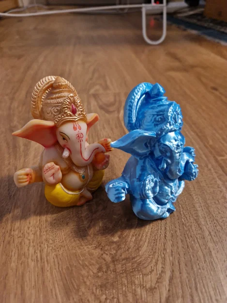 Mô hình 3D thần Ganesh - Tượng trang trí tinh xảo cho mọi nhà - Image 5