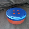 Hộp may vá tròn đựng nút áo, kim, ghim và chỉ - Thumbnail 1