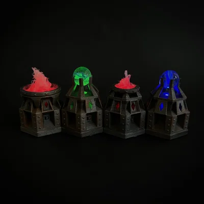 MagHex LED Walls – Tường góc LED cho Frosthaven & Gloomhaven