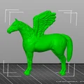 Mô hình ngựa có cánh 3D cho người khiếm thị (Winged Horse) - Thumbnail 1