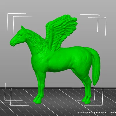 Mô hình ngựa có cánh 3D cho người khiếm thị (Winged Horse)