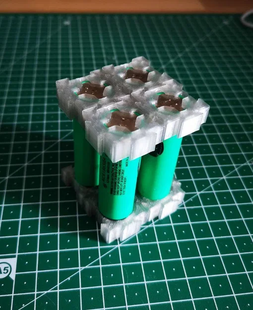 Bracket/Holder cell 18650 modular (ghép nhiều cell) - Image 1