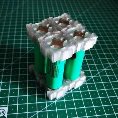 Bracket/Holder cell 18650 modular (ghép nhiều cell)