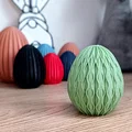 Trứng phục sinh họa tiết đan xen 3D - Mẫu trang trí tinh tế cho mùa xuân - Thumbnail 1