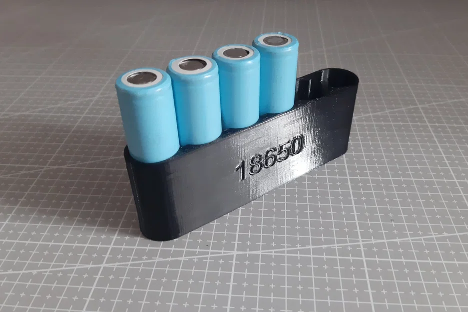 Khay giữ pin 18650 in 3D - Giải pháp sắp xếp pin gọn gàng - Image 1