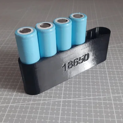 Khay giữ pin 18650 in 3D - Giải pháp sắp xếp pin gọn gàng