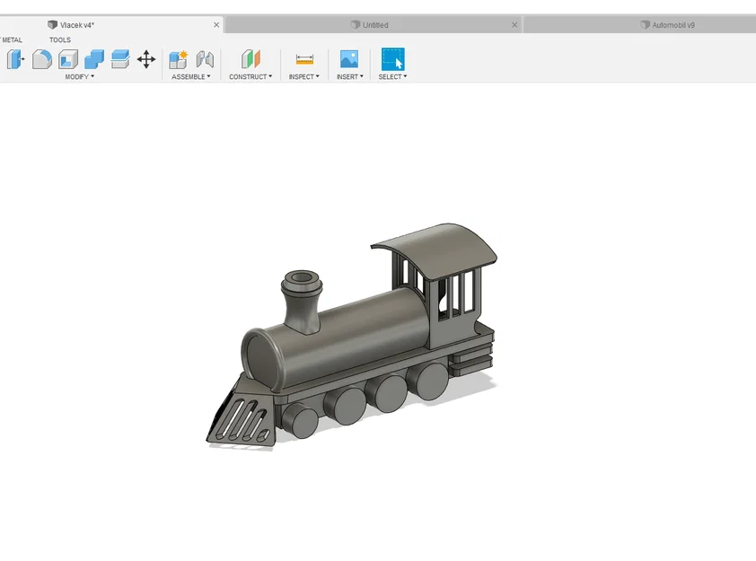 Mô hình đầu tàu xe lửa 3D cho người khiếm thị - Image 2