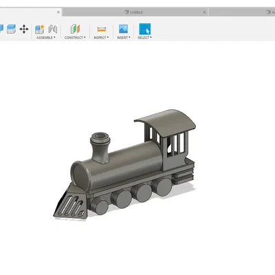 Mô hình đầu tàu xe lửa 3D cho người khiếm thị