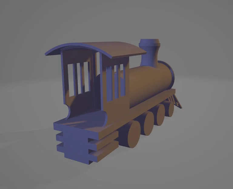 Mô hình đầu tàu xe lửa 3D cho người khiếm thị - Image 3