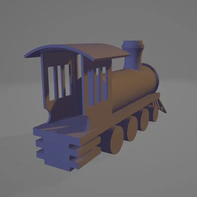 Mô hình đầu tàu xe lửa 3D cho người khiếm thị
