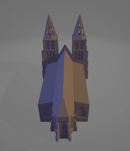 Mô hình 3D Basilica of St. Peter and St. Paul cho người khiếm thị - Image 2
